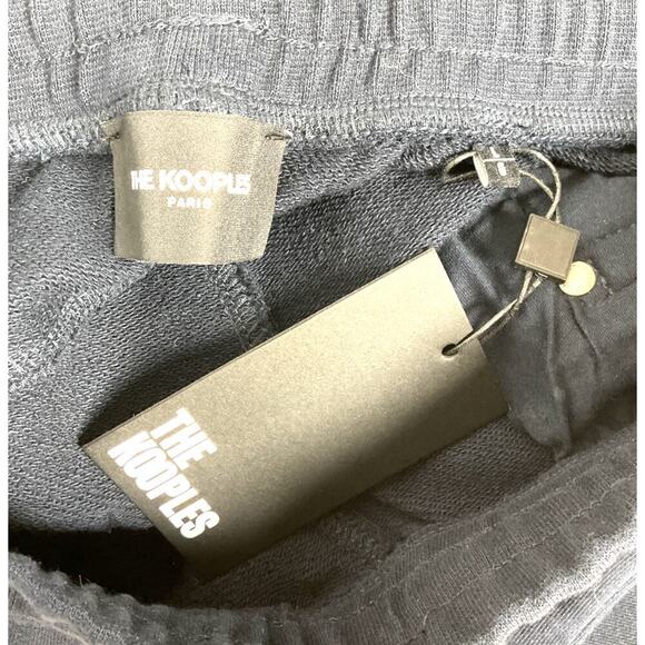 The Kooples Mens Navy Blue Heavy Weight 100% Cotton Joggers NWT Size Large - Picture 9 of 10